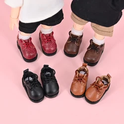 Ob11 Doll Shoes Fashion Leather Round Toe Dolls Shoes For Obitsu11, Gsc Body, Ymy, Ddf, Body9, Uf Doll, 1/12bjd Doll Accessories