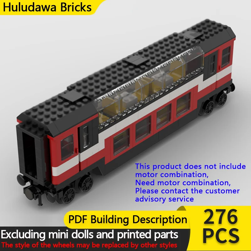 

Модель городской автомобиль MOC, строительные кирпичи, городской экспресс, пассажирский поезд, модульная технология, детские праздничные подарки, сборные игрушки, костюм