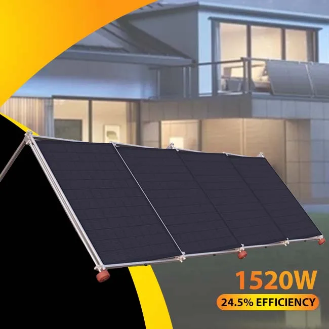 2400W Foldable Monocrystalline Solar Kit, Flexible Portable Panel Home Off Grid Power Supply