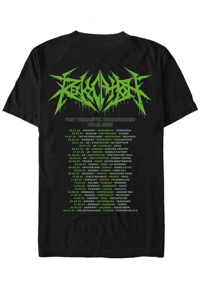 Revocation - The Terrasitic Reconquest Tour 2025 - T-Shirt unisex cotton tee