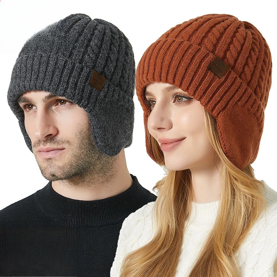 Fashion New Knitted Hat Men's Winter Retro Twist Ear Protector Wool Hat Women's Korean Version Versatile Pullover Hat Tide