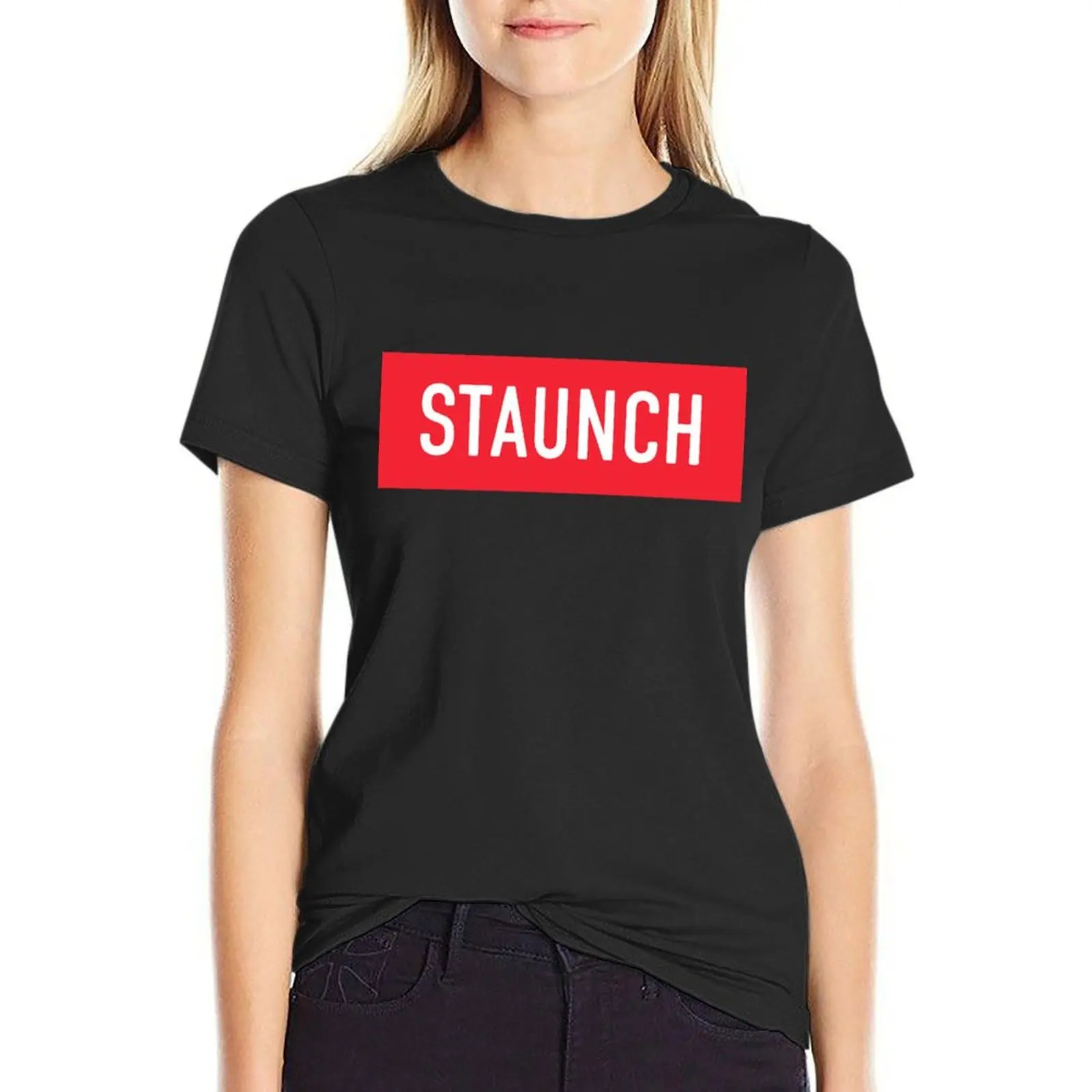 

STAUNCH T-Shirt Female clothing animal print anime plain Women t shirt