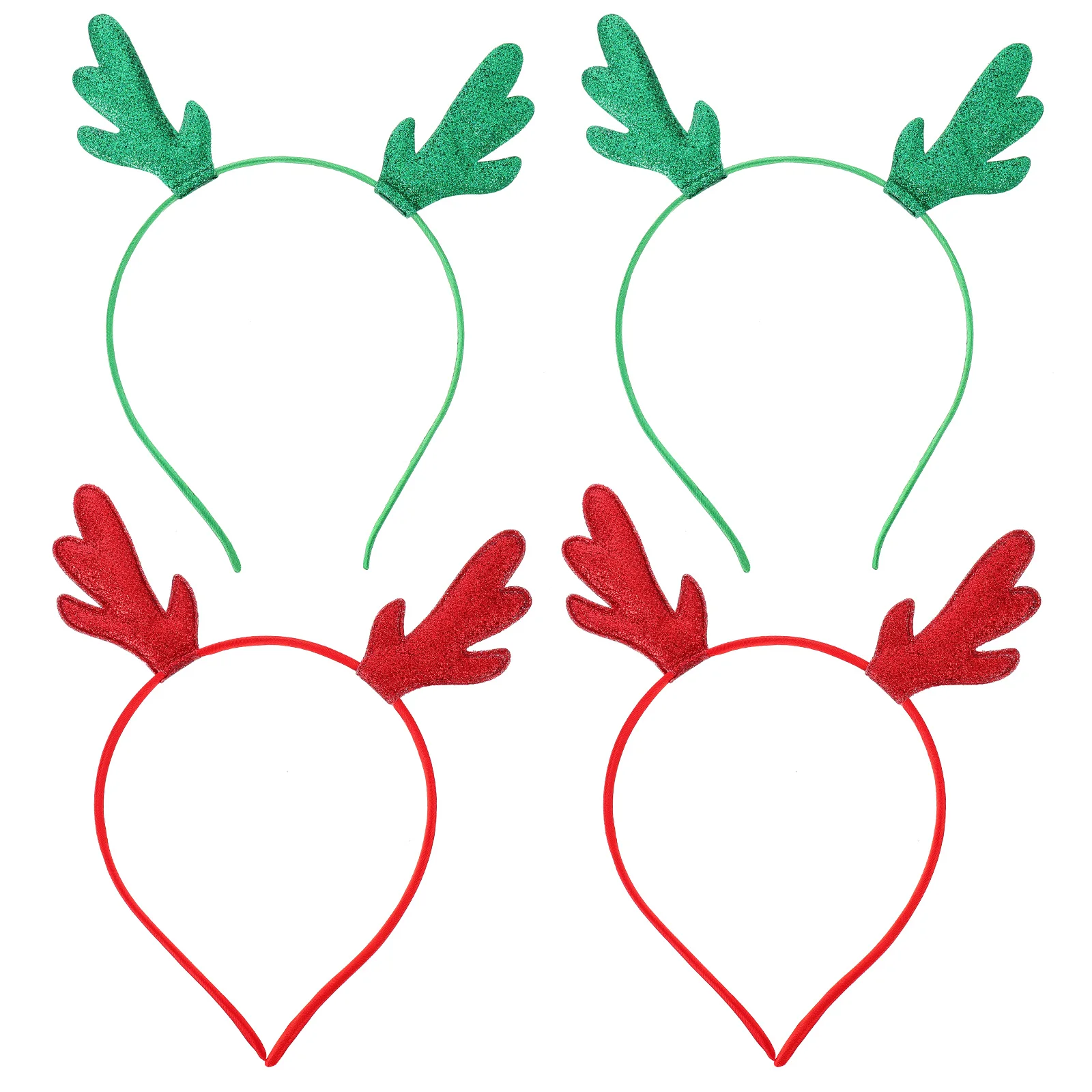 

Antler Headband Hair Bands Christmas Accessories Kids Red Cloth Xmas Headwear Elk Antler Design Party Gathering Christmas Hair