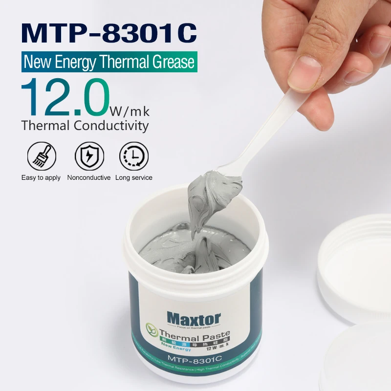 12W/mk  Thermal Paste Maxtor 150g/300g Grease for cooling fan CPU PC GPU VGA PS4 Computer  5G MCU thermal heatsink grease Paste