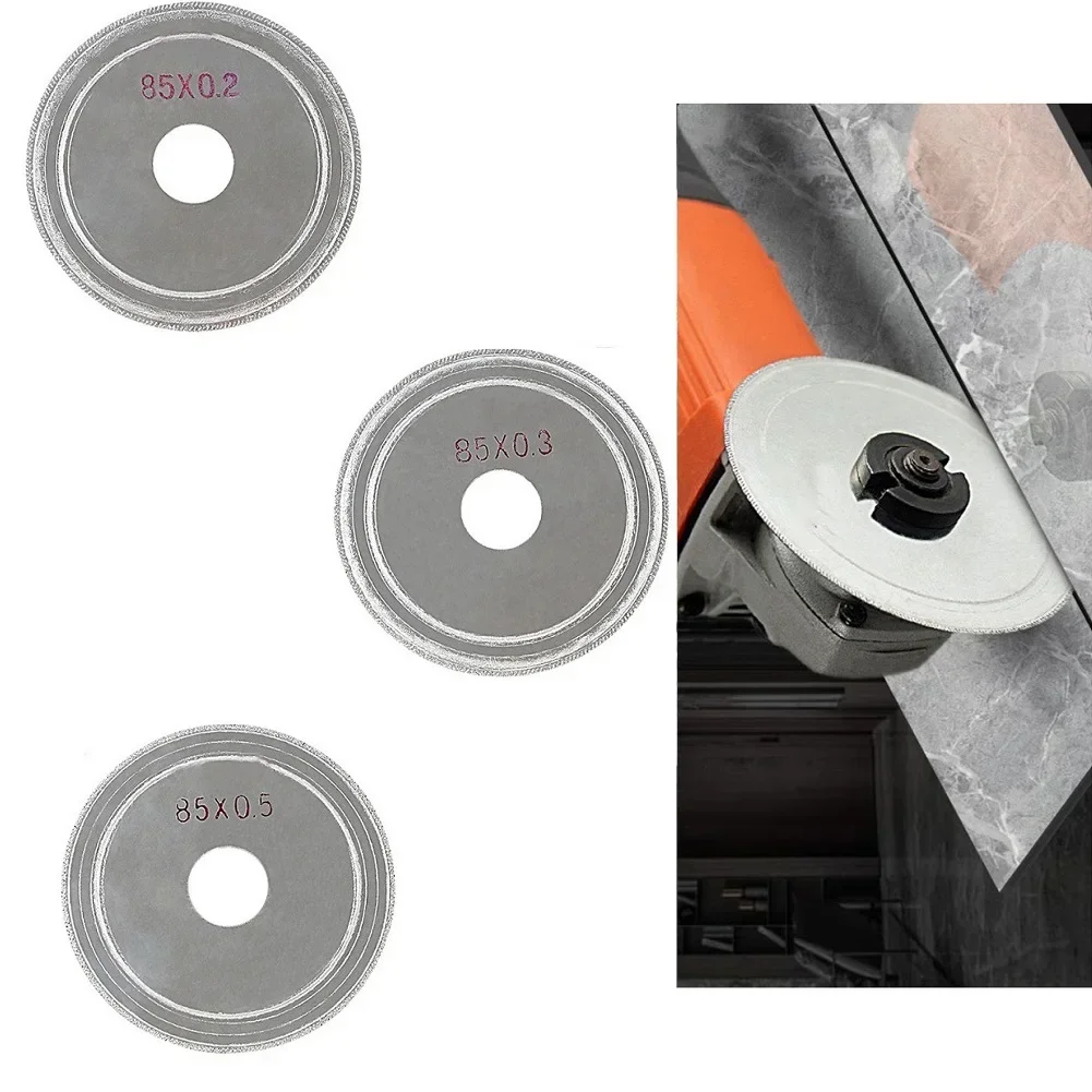 Glass Marble Tile Cutting Disc Cutting Disc Saw Blade 0.2mm 85mm Diamond Cutting Disc Ultra-thin Saw Blade New