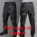 Black CP Pants only