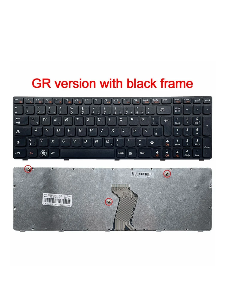 Klawiatura US/TR/FR/RU/AR/SP/GR/UK do Lenovo G580 G580A G580AM G585 G585G G585A G780 G770 G770A G590 Z580 Z580A Z585 Z585AM B580A — zdjęcie 2