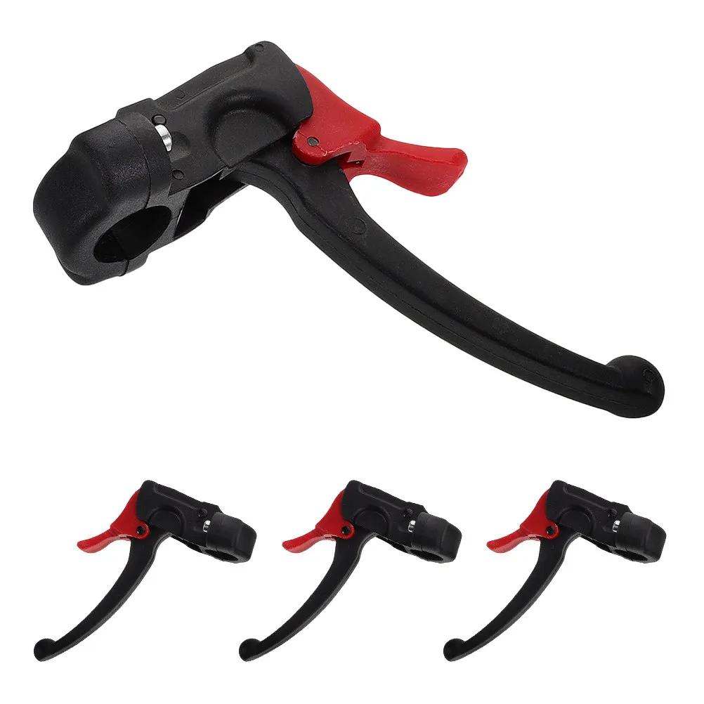 2Pairs Universal Wheelchair Brake Handles Ergonomic Plastic Self-Locking Brake Extendable for Manual Wheelchairs Transport