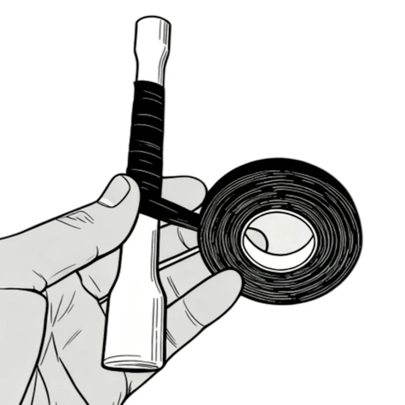 Cotton based skin friendly tape for jump rope handle anti-slid sweat absorb climbing finger protect 1cm 5 meters