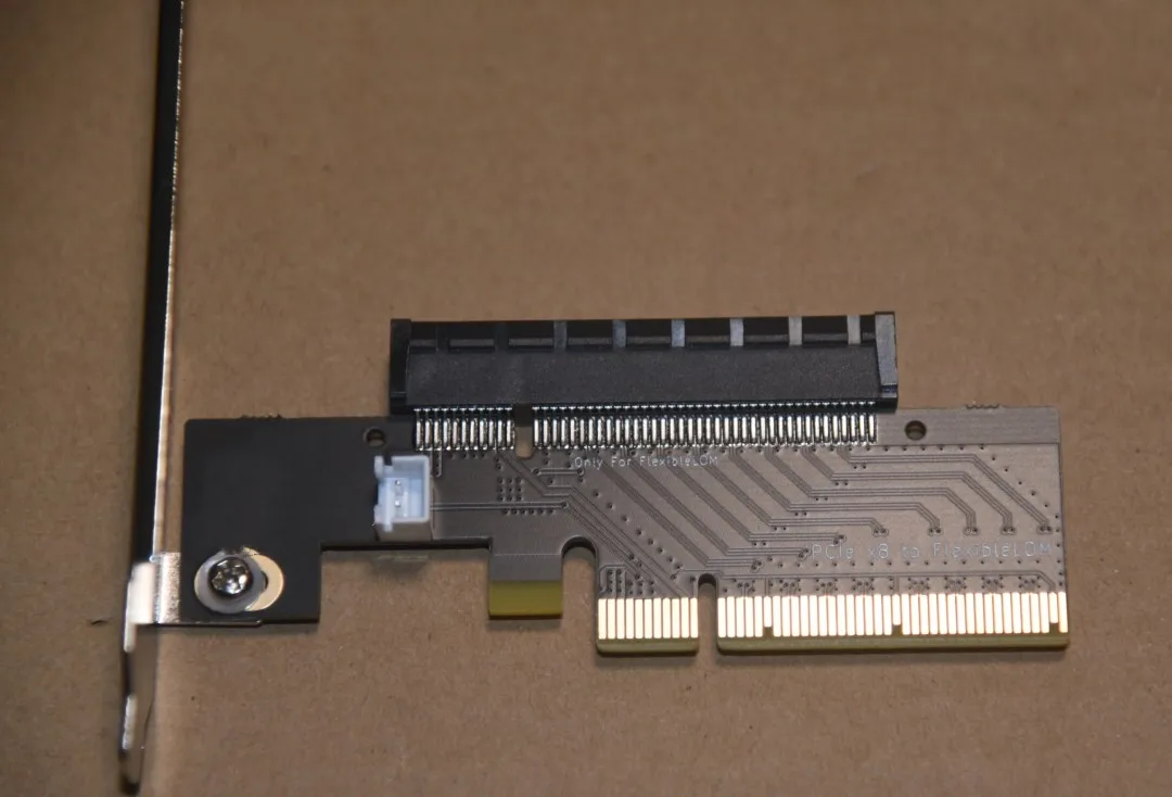 PCIe X8 Riser card for HP HPE FlexibleLOM 331FLR 530FLR 366FLR 560FLR 561FLR 544FLR 544FLR with bracket