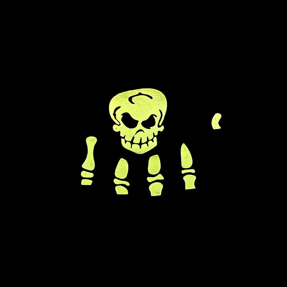 Keep Warm Hand Bone Male Skull Non Slip Halloween Luminous Mittens Full Finger Gloves Fashion Accessories Half-finger Gloves
