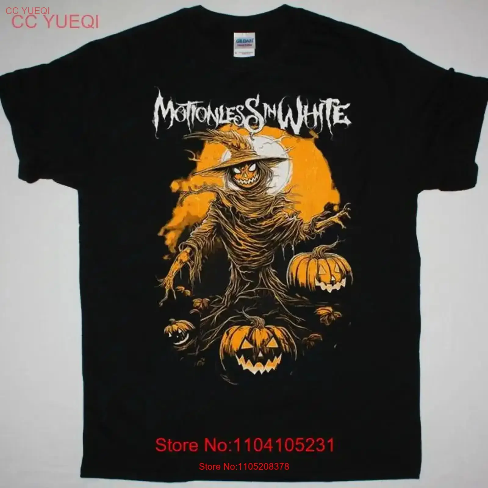 Motionless In White Merch Scarecrow T Shirt S to 5XL I0106 vintage Washed Soft streetwear Stretched graphic Versatile Stylish