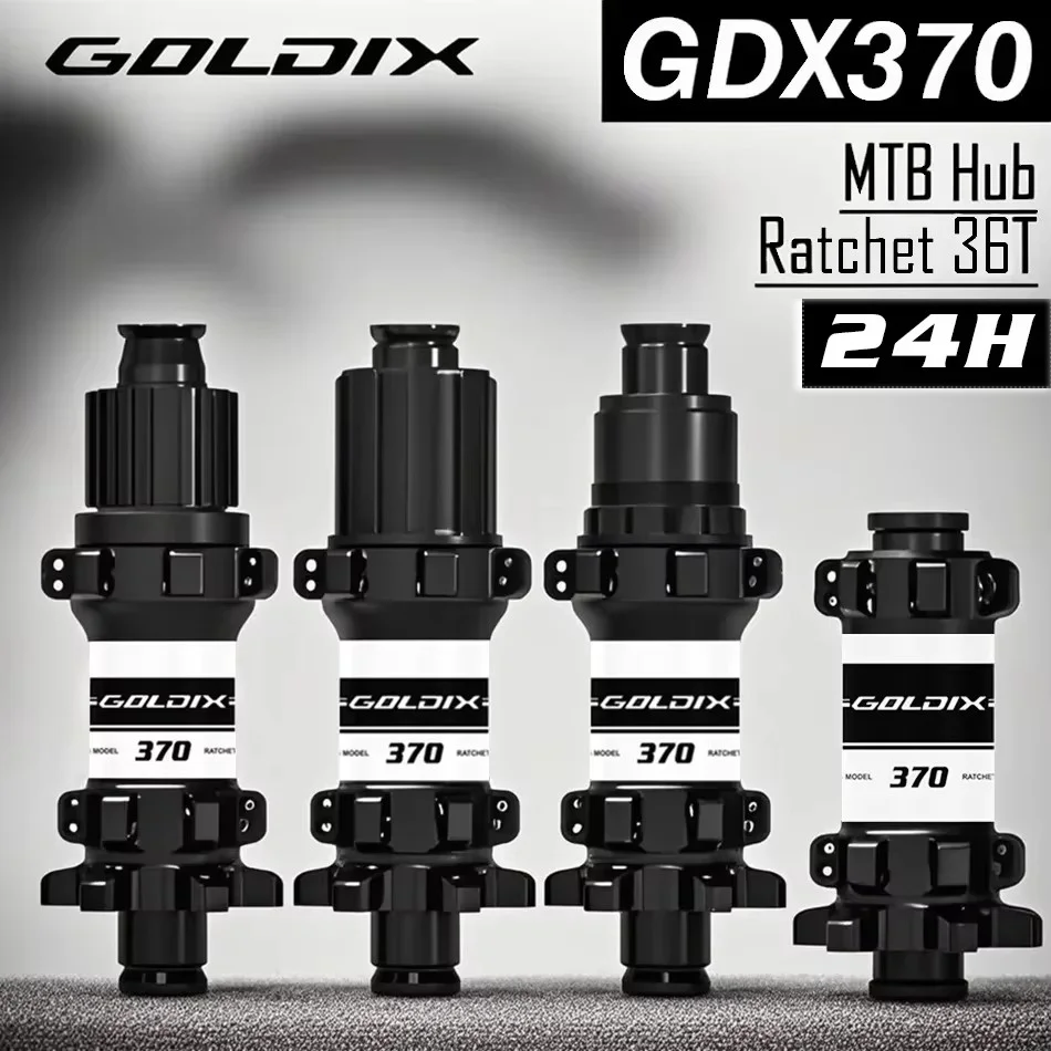 

GOLDIX M370 Bicycle Hub 24H Sealed Bearing 6-bolt Disc Brake Straight Pull 24 Holes Ratchet 36T BOOST MTB Hub for Shimano SRAM