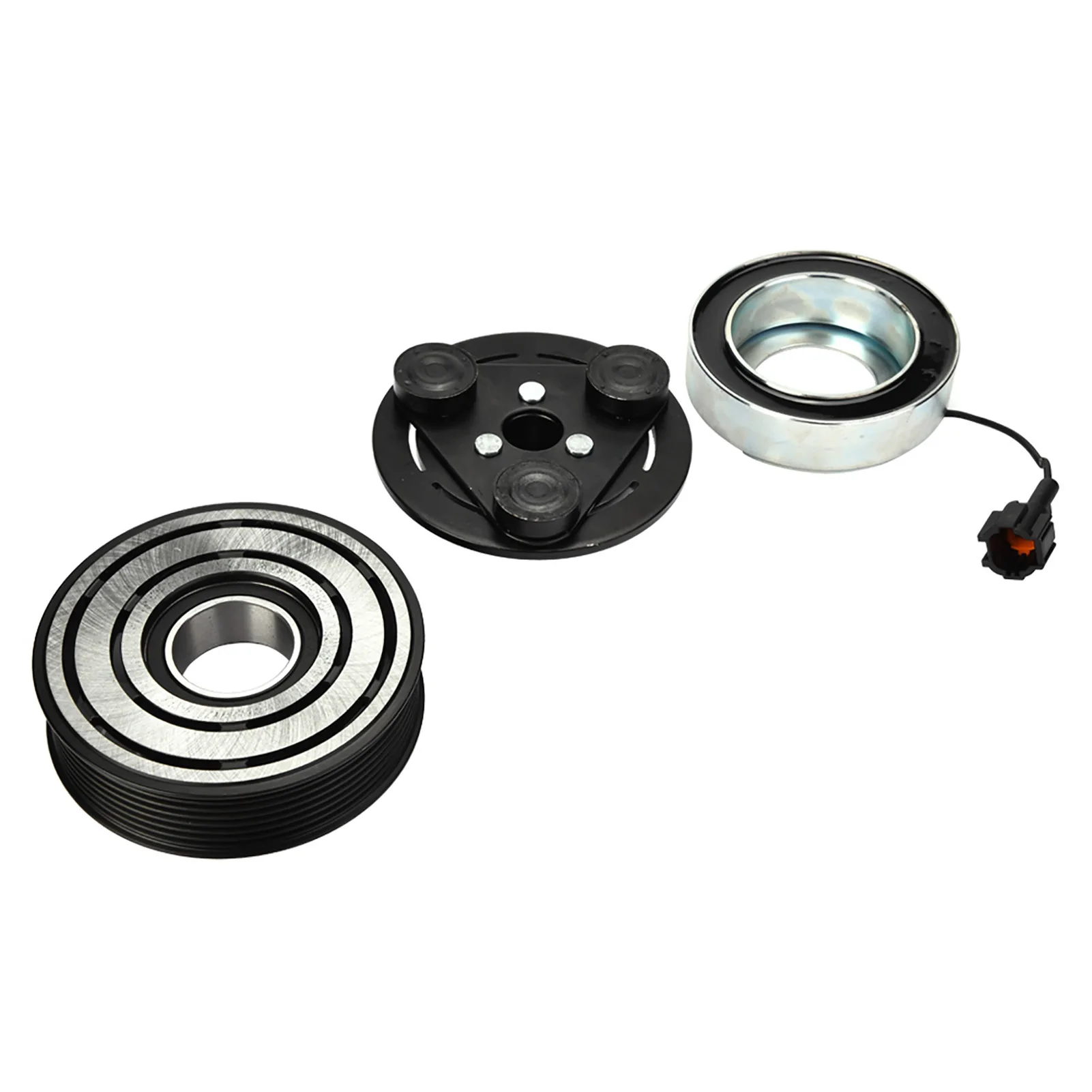 

AC A/C Compressor Clutch Assembly Pulley Coil 638779 – for Nissan Versa Cube 2007-2011, Durable Automotive Air Conditioning