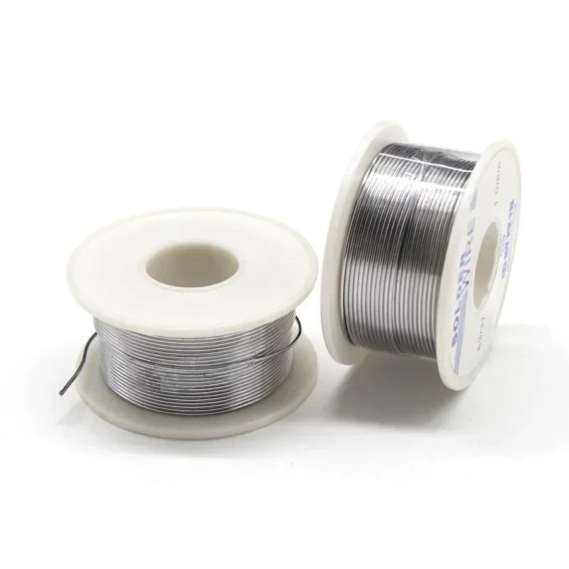 1/2/5pcs Soldeer 0.8/1.0mm 50g/100g 63/37 Lasdraad 2% Flux Laag Smeltpunt Voor Elektrische Soldeerbout