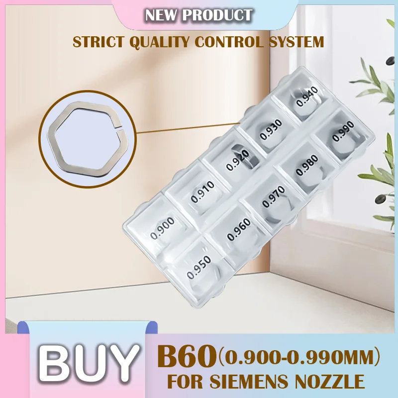 50PCS/Lot B60 Fuel Injector Adjustment Washer Common Rail Injector Gasket Shims Size 0.90MM-0.99MM  For Siemens  YH1733
