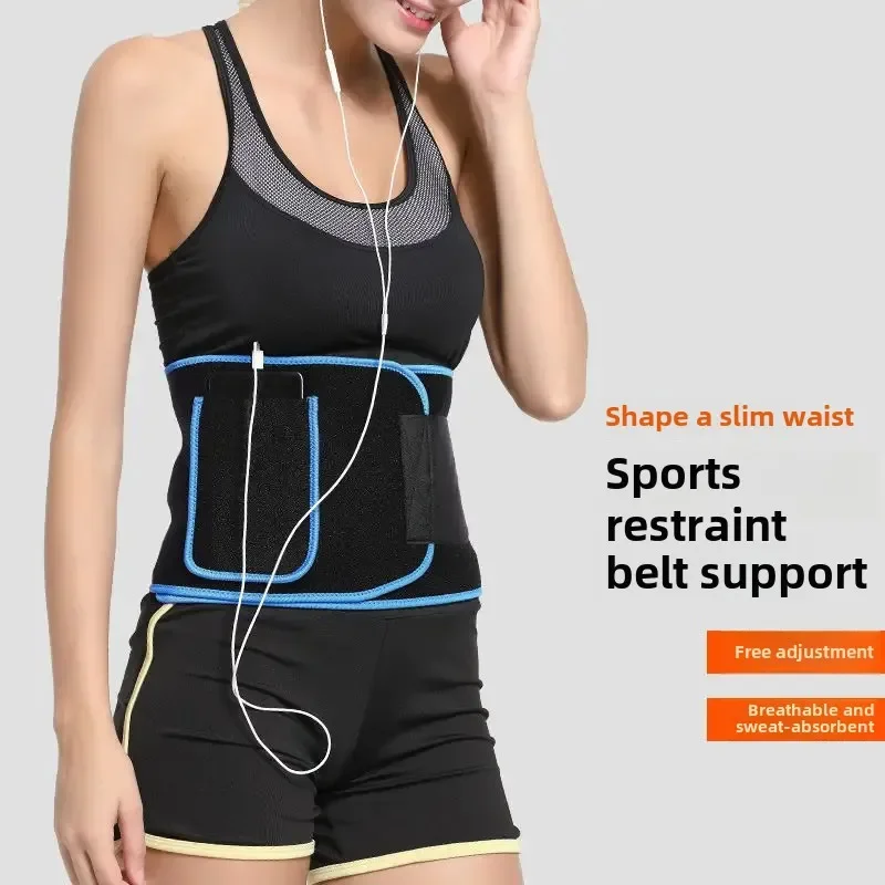 

Fitness Waist Belt for Running And Exercise Fat Burning Sweat Absorbing Men Women Training Belt Abdomen Shaping Sports Band