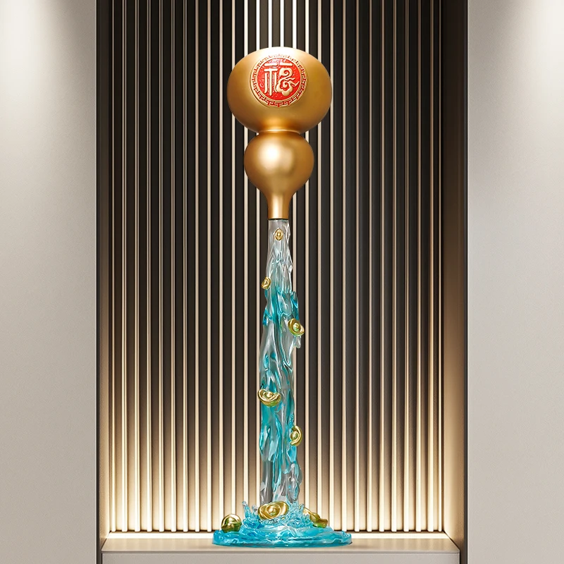 

Flowing Gourd Sculpture,Artistic Decorations,Resin Living Room Ornament,Entrance TV Cabinet Decoration,Home Decor,Customized