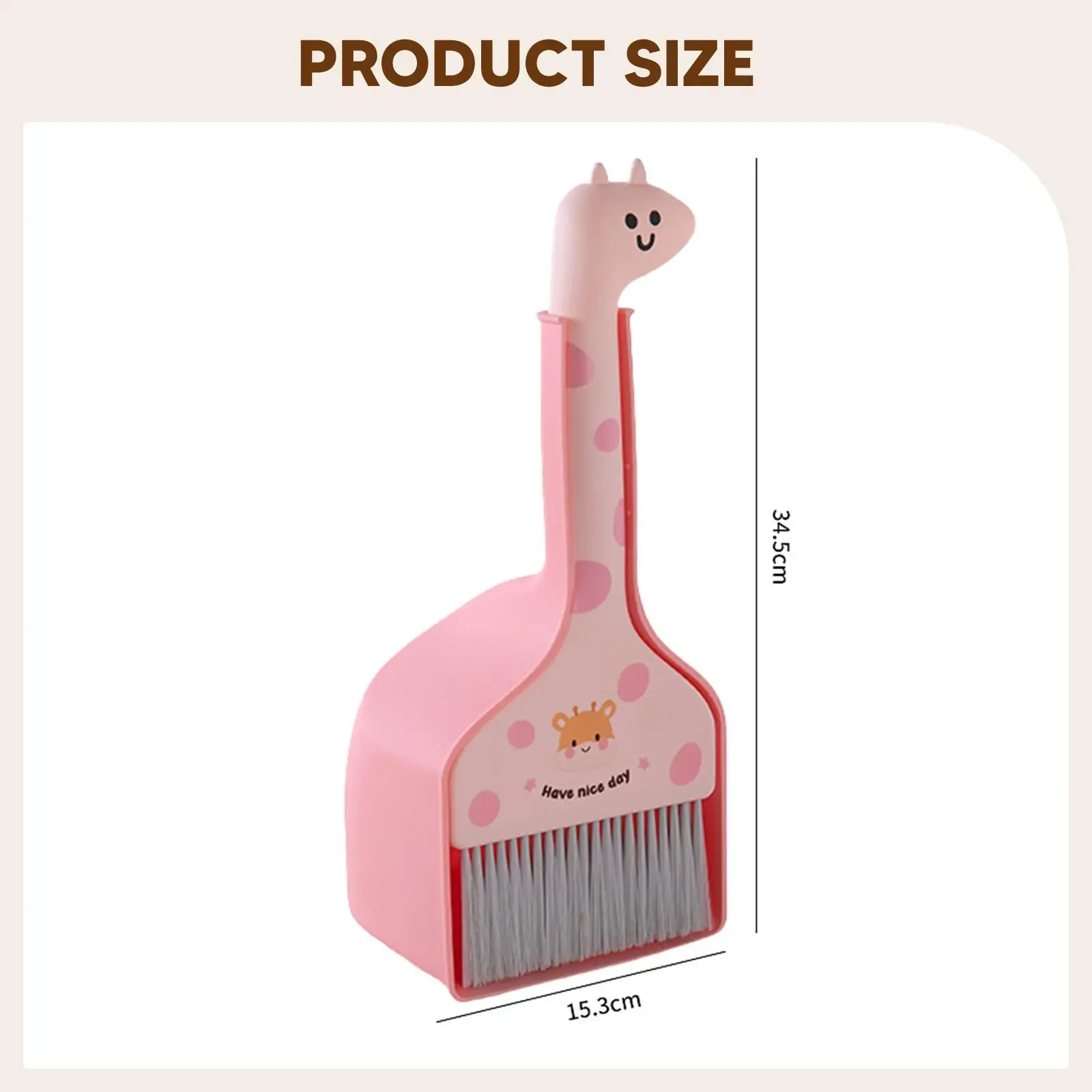 Kinderbezem stoffer set, huishoudelijke mini bezem stoffer cartoon, fantasiespel speelgoed, grappige geschenken huishoudelijke speelset voor meisjes