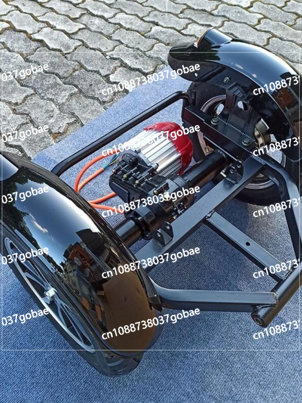 

Electric motorcycle universal rear axle assembly permanent magnet brushless differential speed 1000w