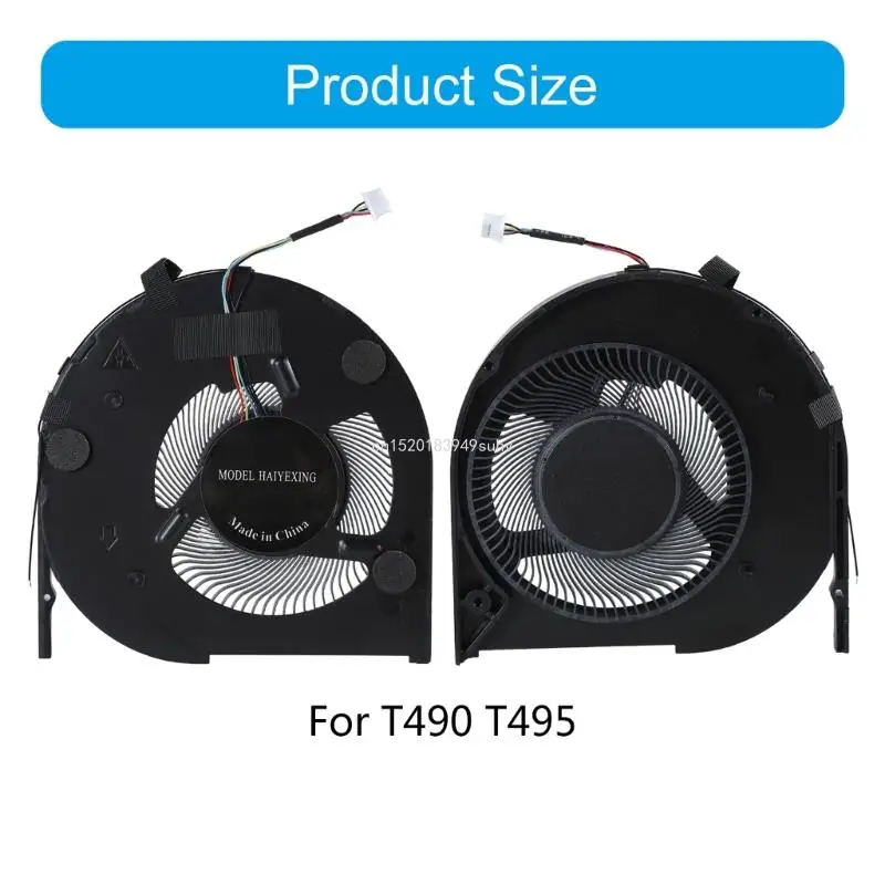 พัดลมระบายความร้อนโน๊ตบุ๊คสำหรับสำหรับ T14 T490 T495 Series พัดลมโลหะมีประสิทธิภาพและเงียบสงบ