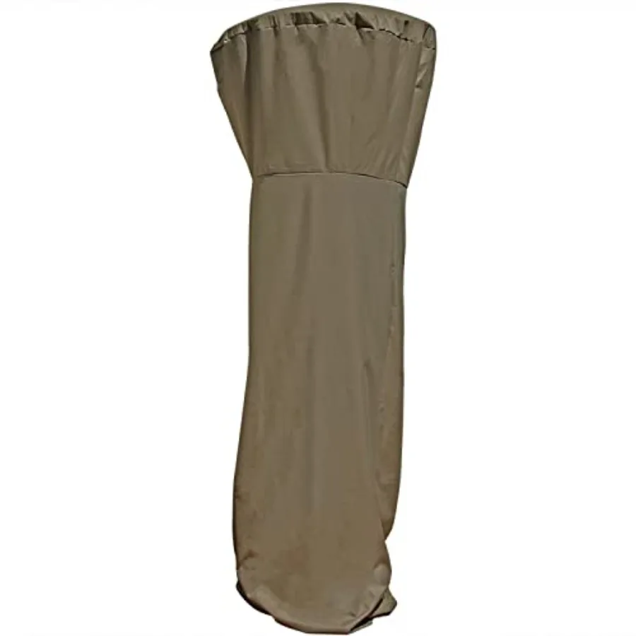 

Sunnydaze 94-Inch Tall Heavy Duty Reinforced PVC Propane Patio Heater Cover - Drawstring and Toggle Closure - Khaki