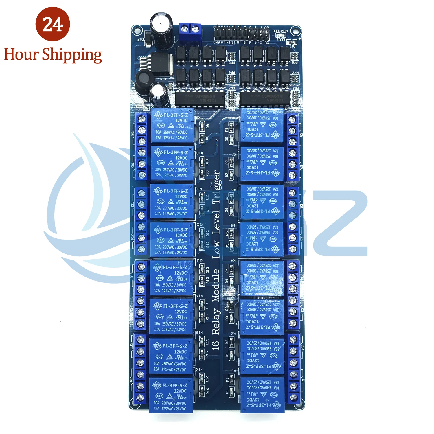 5V 12V 16 Channel Relay Module Smart Expansion Board W/ Optical Coupler Control Wifi Relay Output 16-way Relay Modul for Arduino