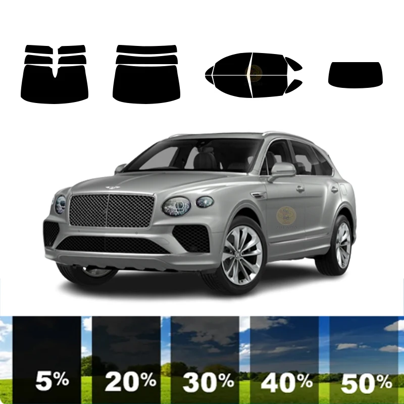 

precut Removable Window Tint Film For Car 100% UVR 5%-35%VLT Heat Insulation Carbon ﻿For BENTLEY BENTAYGA 4 DR SUV 2017-2020