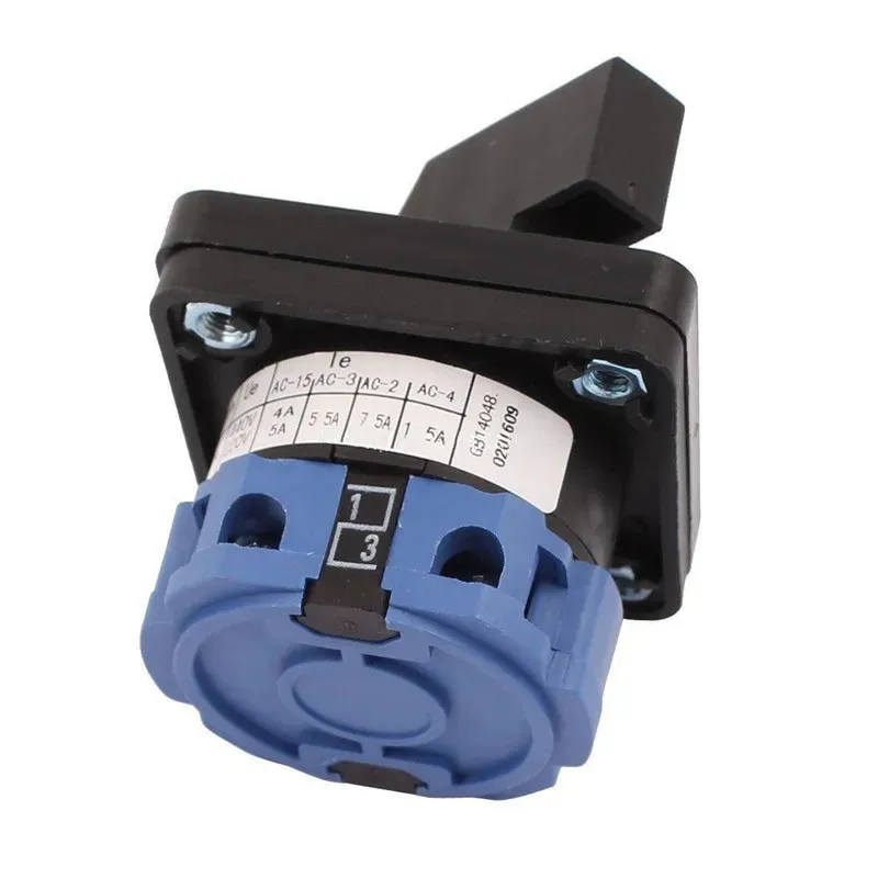Cam Switch 1-0-2 One Phase Four Terminals 3 Position 1 pole 4 terminals Rotary Switch 660V 20A Changeover Switch
