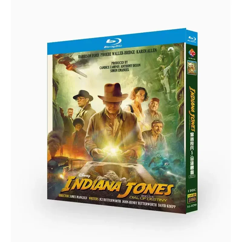 Indiana Jones 5: Rueda del Destino, Nuevo Disco Blu-ray en Caja Sin Abrir para Ver en Casa