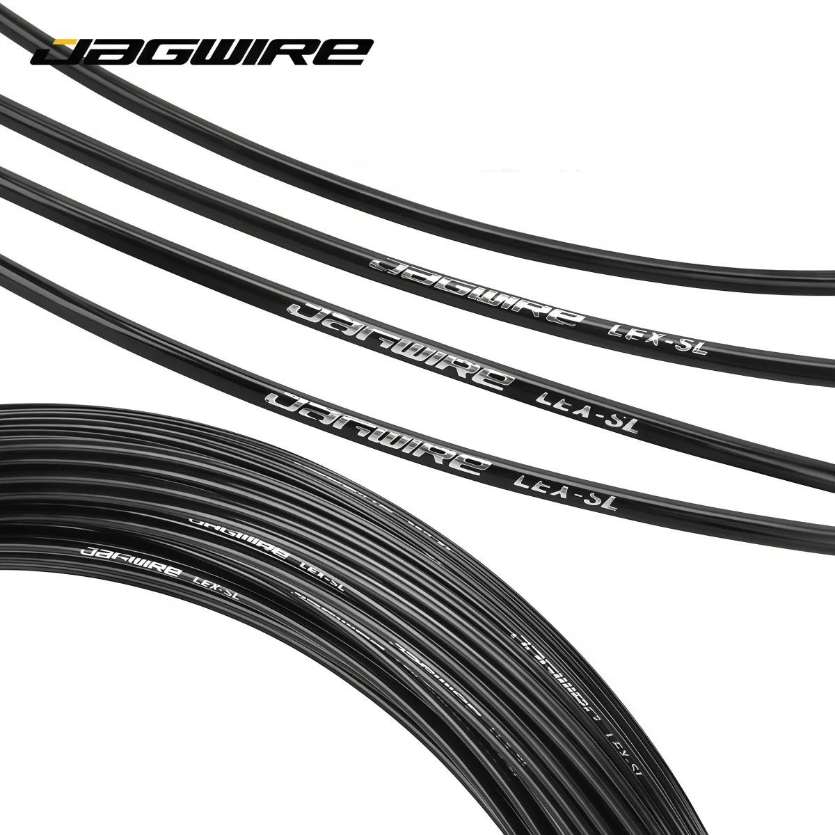 Cabo de Câmbio de Bicicleta Pré-Lubrificado JAGWIRE LEX-SL – Cabo de Câmbio de Baixa Fricção de 4mm para MTB e Bicicleta de Estrada (Preto 2 M/500 M)