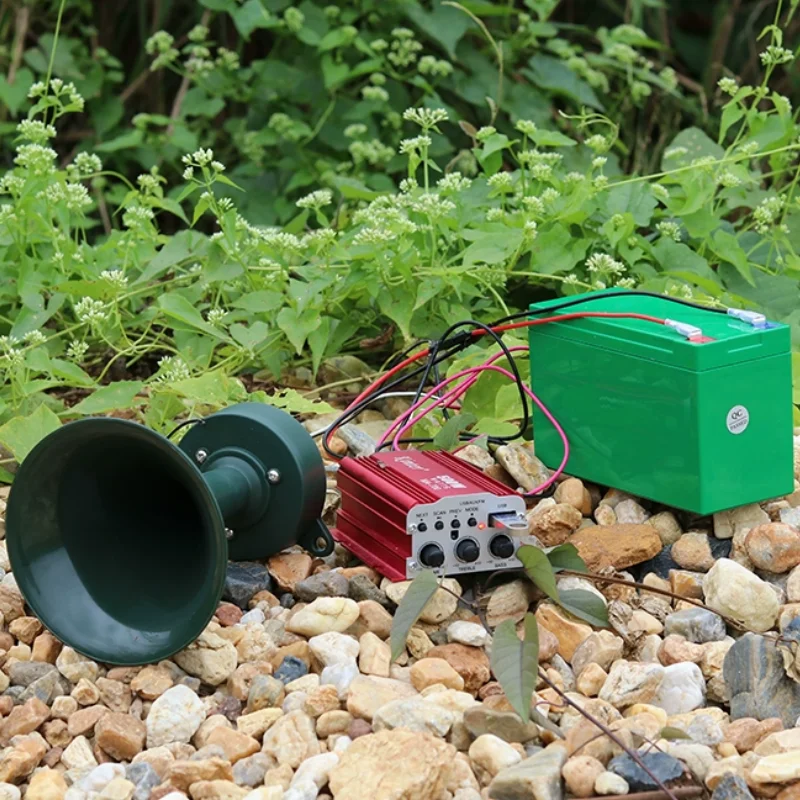 12v35w krachtige militaire groene vogel geluid nachtmachine hoorn tweeter outdoor waterdichte luidspreker op afstand voor geluidsoverdracht