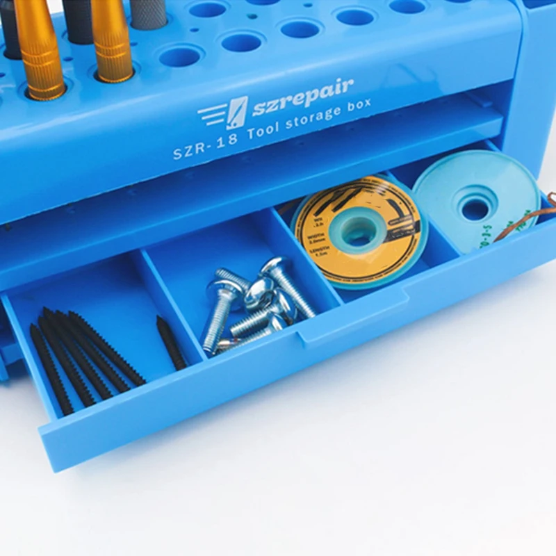 SZR-18 Storage Box Screwdriver Parts Tool Multifunctional Storage Box Is Suitable For Mobile Phone Repair Tool Parts 1 Piece