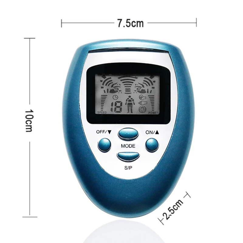 Electrical Nerve Muscle Stimulator Electric Pulse Massager TENS EMS Machine Electrostimulator Low Frequency Physiotherapy Device