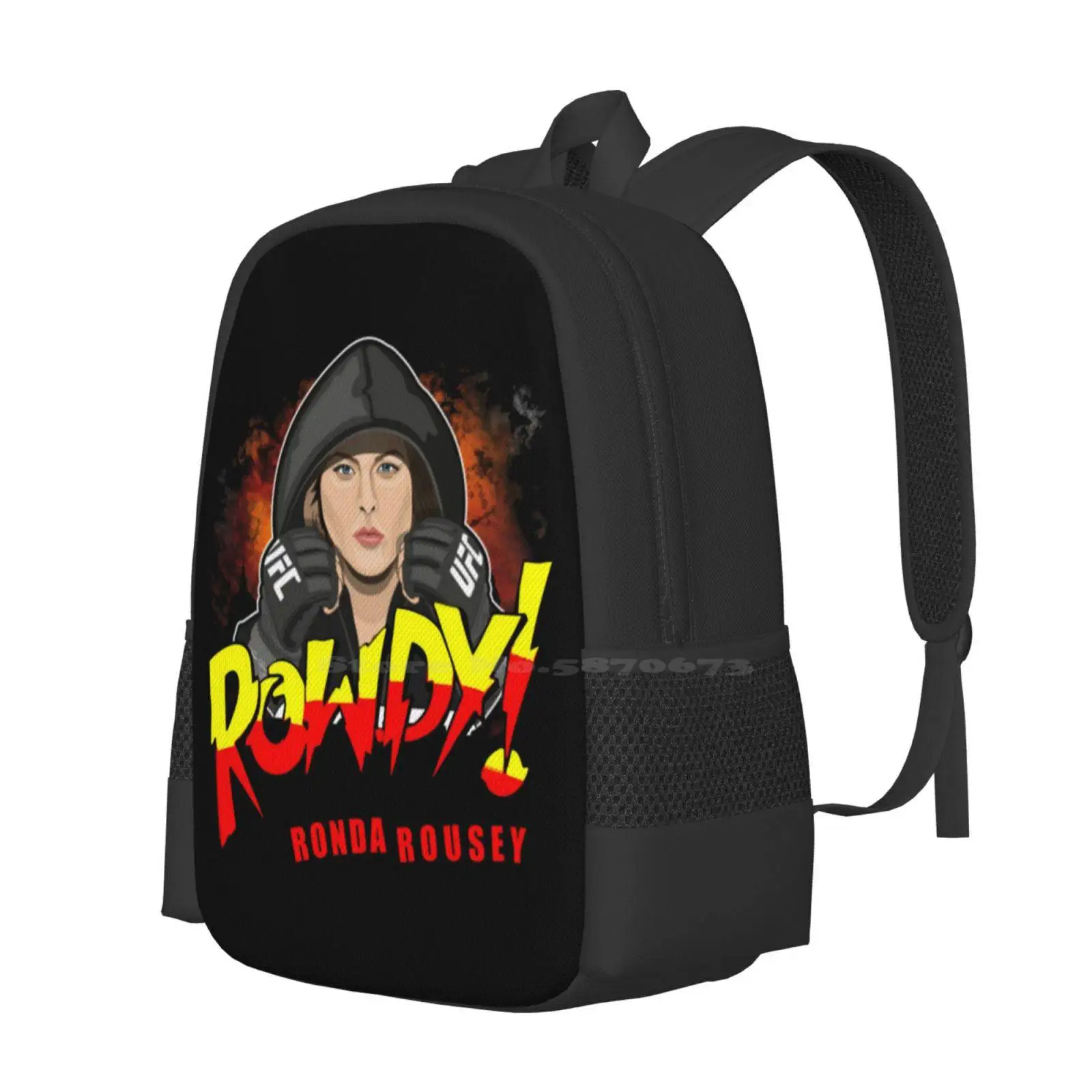 Rowdy Ronda Rousey Bag Backpack For Men Women Girls Teenage Comics Ronda Rousey Dnb Ronda Rousey Fear Ronda Rousey Female Ronda