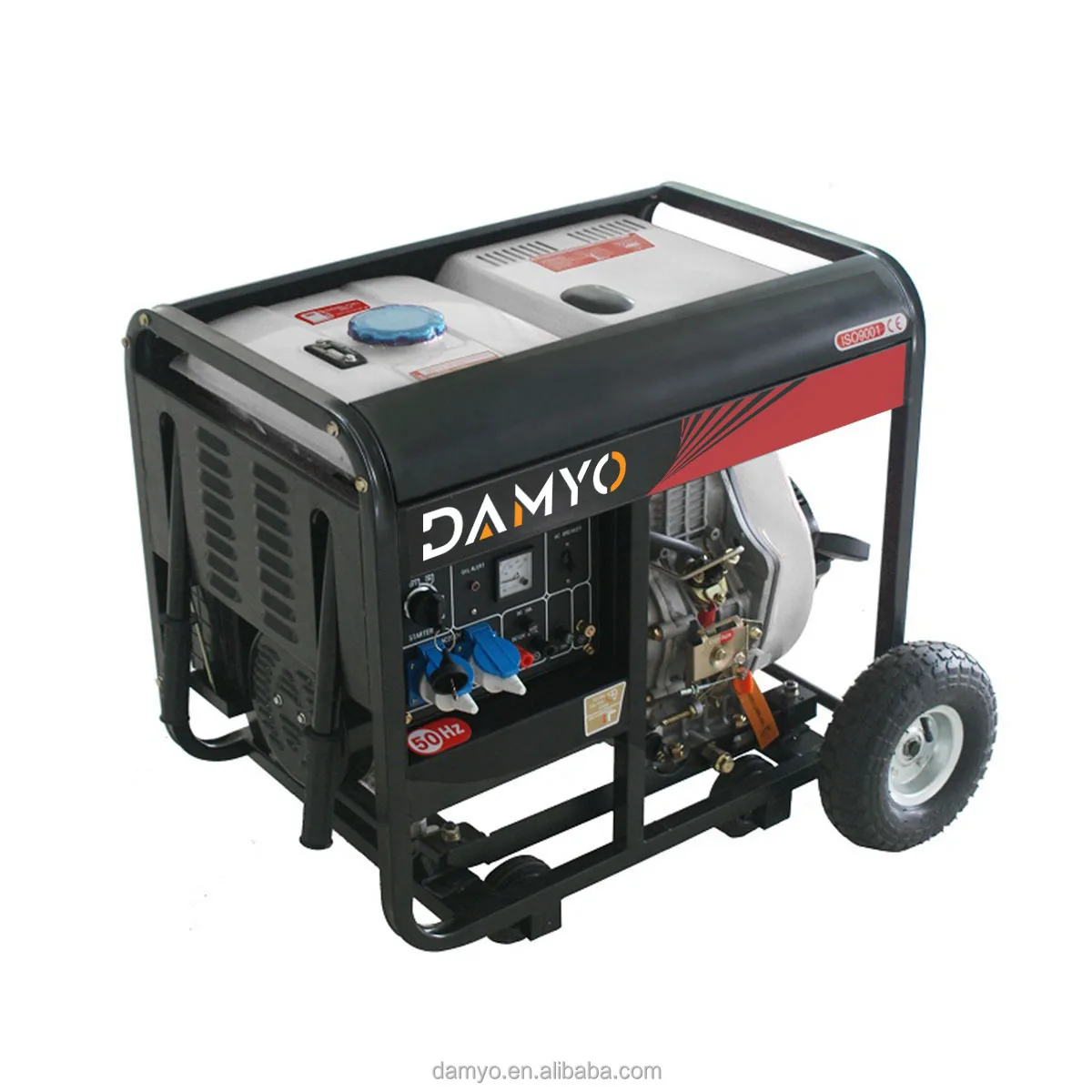 Electric Start 12KW 12KVA 12000W diesel Power Open Type Portable Generators