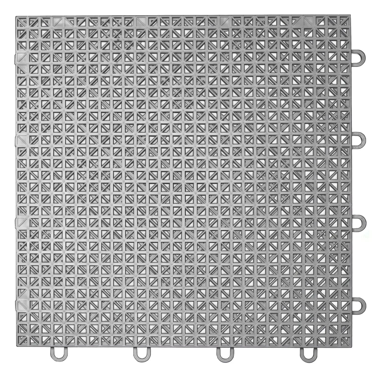 GarageFlow Self-Draining and Free-Floating Modular Garage Floor, Durable High Impact Copolymer Interlocking Floor Til