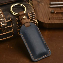 Leather Car Key Case Key Bag Car Smart Key Fob Cover Shell for Volvo S60 V60 S90 V90 Xc40 C40 Xc60 Xc90 Polestar 2 3 4 5 6