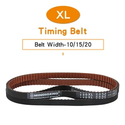 XL Timing Belt 172XL/174XL/176XL/178XL/180XL/182XL/184XL/186XL/188XL/190XL/192XL Rubber Transmission Belts Width 10/15/20 mm