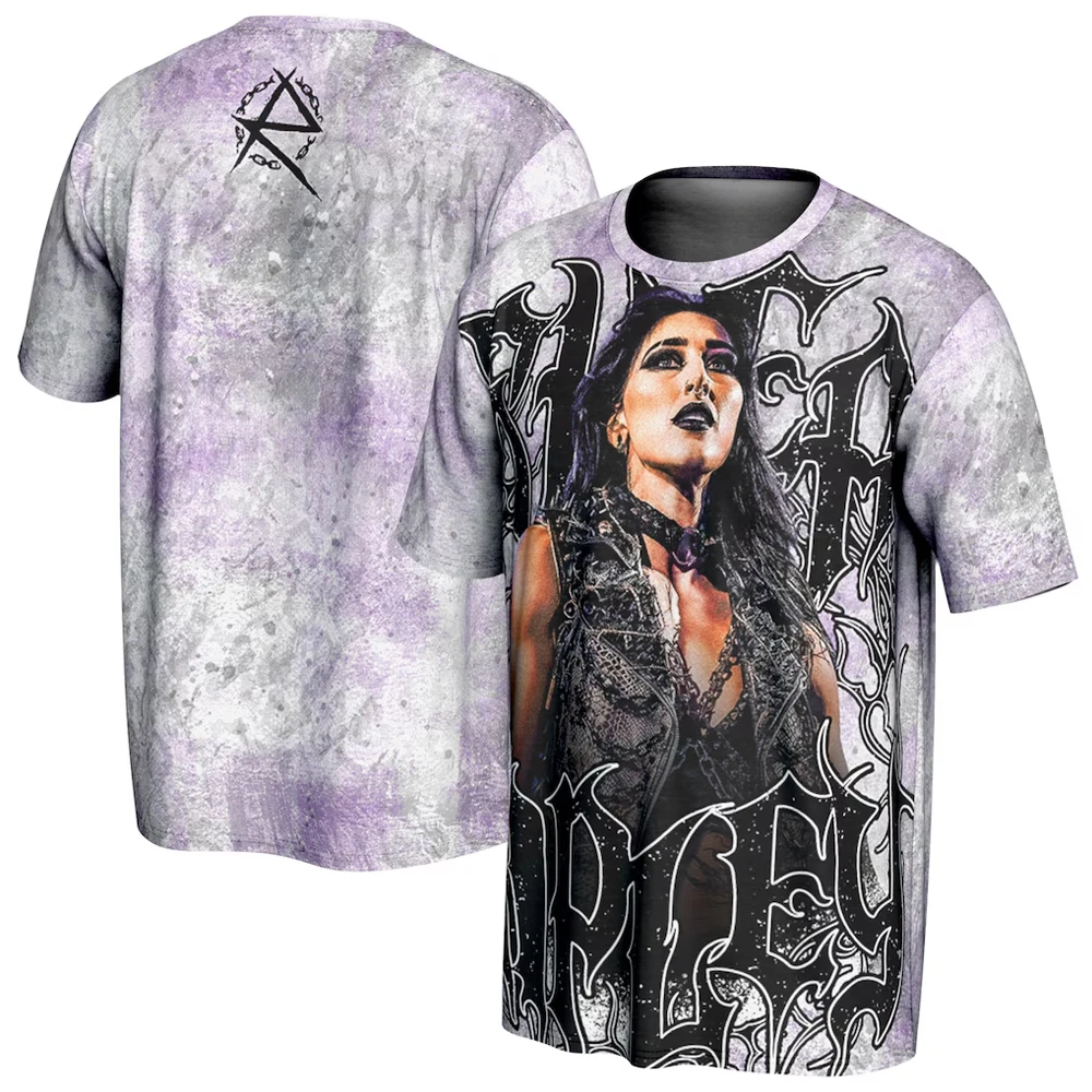 Men's Rhea Ripley Superstar T-Shirt 3D Printed Wrestling Sports Quick Dry Short Sleeve Tops Daily Casual Plus Size T-Shirts 5XL