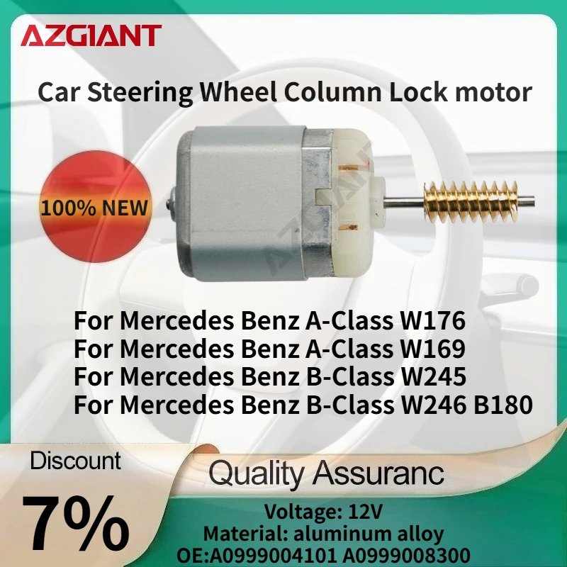 

For Mercedes Benz A-Class W176/W169 AZGIANT Car Steering Wheel Column Lock motor New high-quality parts OEM 12V DC Parts
