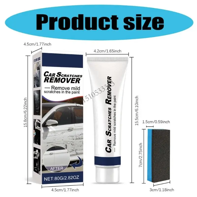 090E كريم ترميم طلاء السيارات فائق الفعالية مزيل الخدوش مع طلاء طلاء مزيل خدوش سريع للمركبات #6