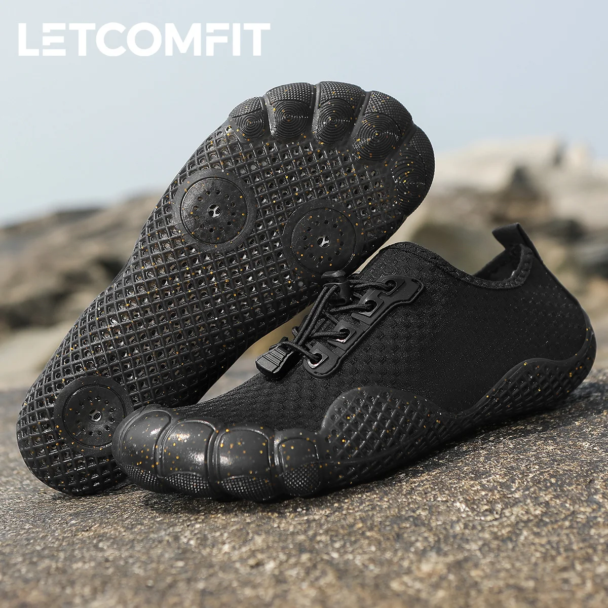 Men Quick-Drying Breathable Barefoot Shoes Outdoor Beach Swimming Shoes Water Sports Shoes Women Hiking Wading Sports Sneakers