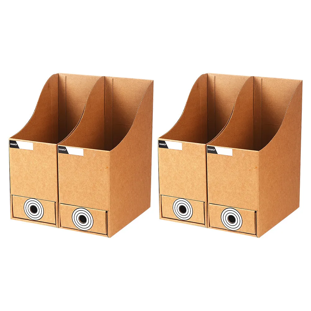 

2Pcs Desktop File Organizer Modern Document Rack for Office Home Dormitory High-Durability Paper File Holder Magazine Storage