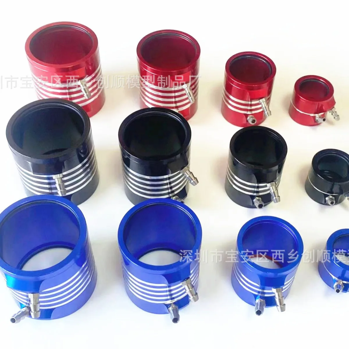 Brushless electric boat aluminum alloy motor water cooling sleeve, suitable for B20 B28 B36 B40 brushless motor inclined water n