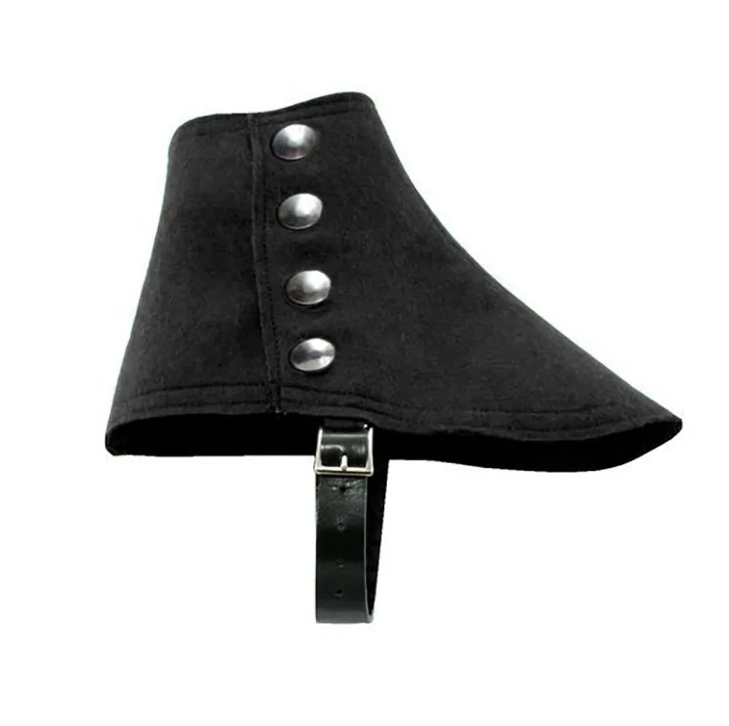 

Medieval Pirate Boot Covers Costume Accessories Adults 1920S Gangster Spats for Party Halloween Photo Props Fancy Dress Birthday