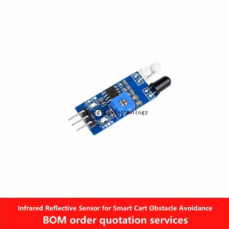 LM393 Smart Car Obstacle Avoidance Sensor Module 3.3V-5V Infrared Photoelectric Reflective Sensor Tracking and Tracing