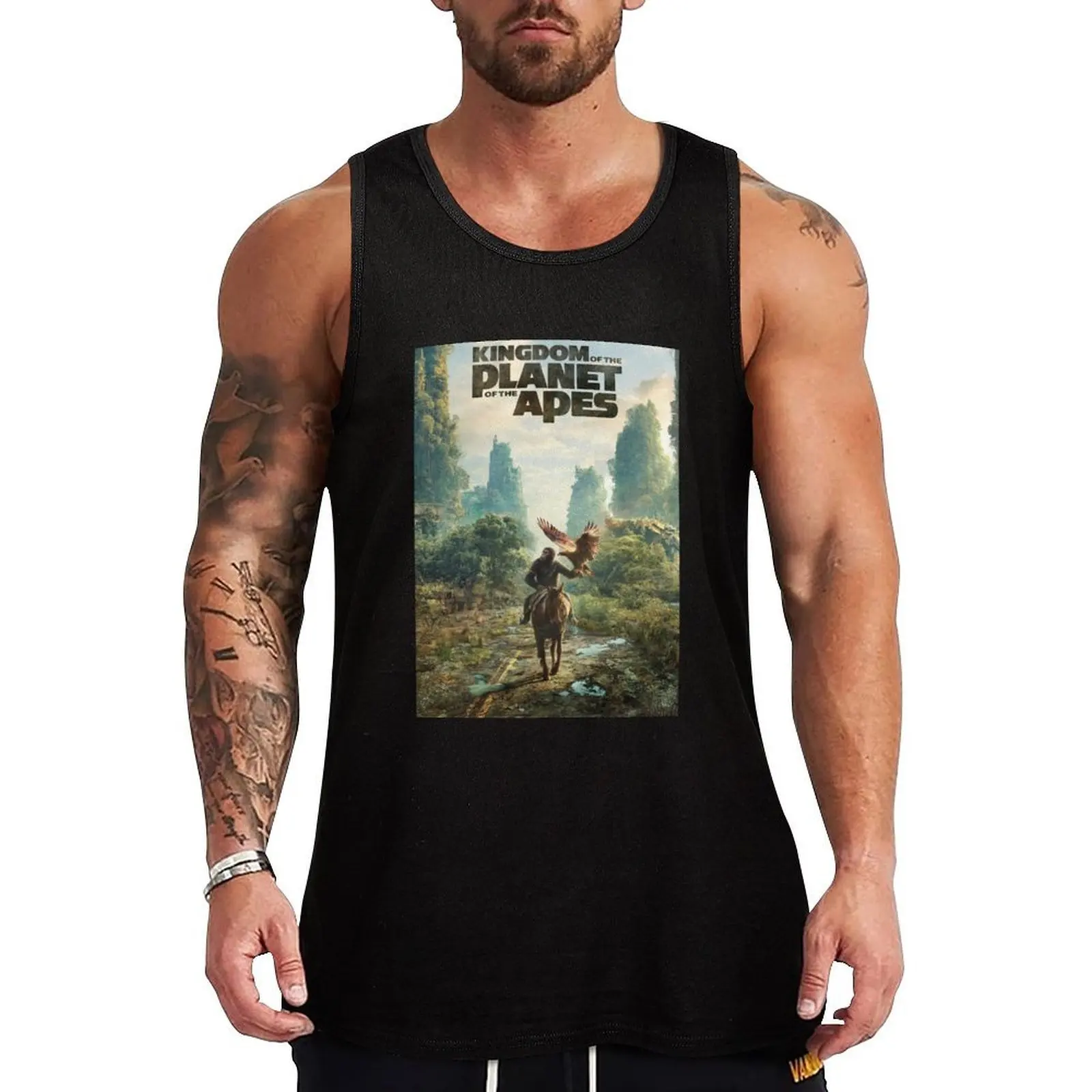 Camiseta sin mangas con estampado vintage del Reino del Planeta de los Simios, camiseta sin mangas con gráfico retro