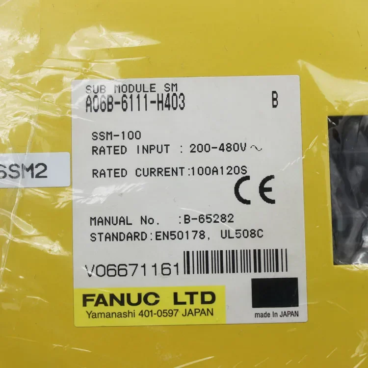 

Brand New Fanuc Servo Drive A06B-6111-H403 Amplifier Module For CNC Machine