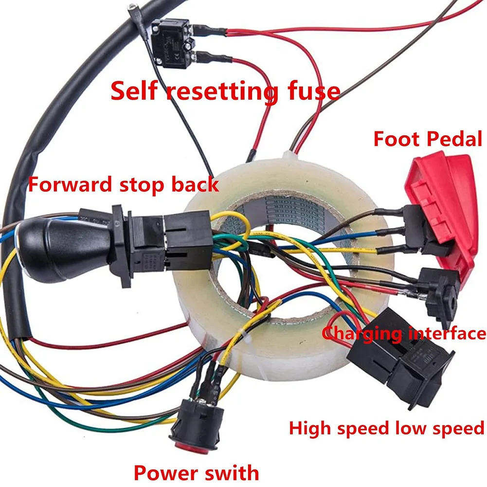 

DIY Children's Electric Car Modification, Including A 2.4G Bluetooths Remote Control And Controller Cable And Switch Kit Tools